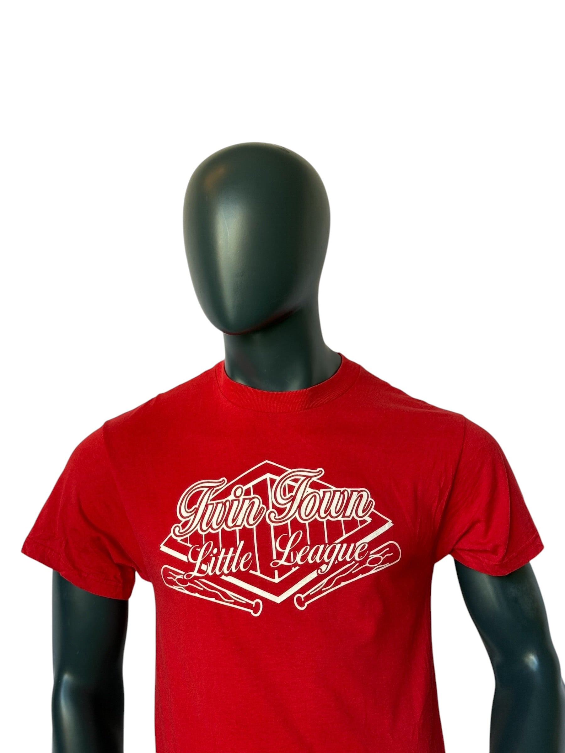 Vintage Retro Twin Town Little League T-Shirt Red